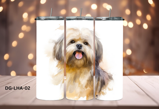 20oz (590mls) Tumbler - Lhasa Apso - DG-LHA-02