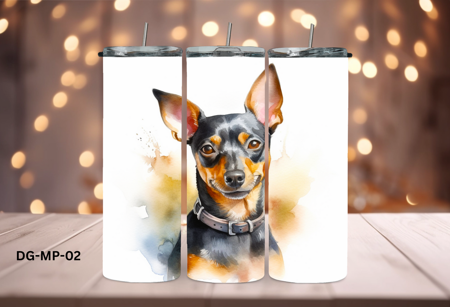 20oz (590mls) Tumbler - Miniature Pinscher - DG-MP-02