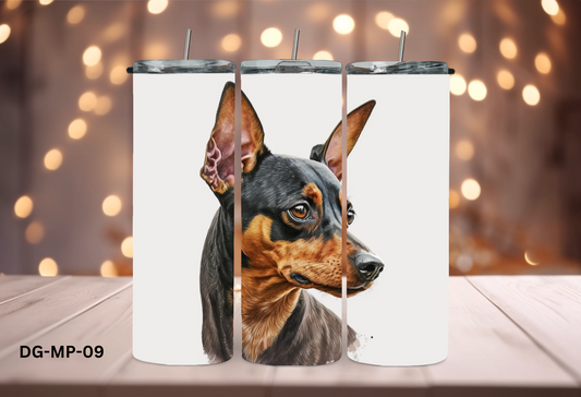 20oz (590mls) Tumbler - Miniature Pinscher - DG-MP-09