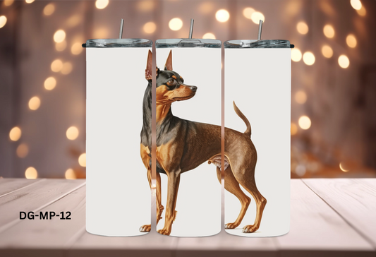 20oz (590mls) Tumbler - Miniature Pinscher - DG-MP-12