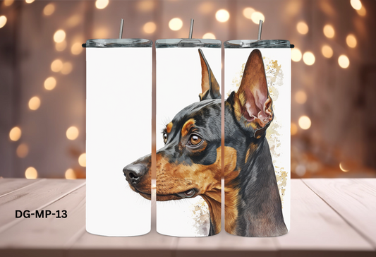 20oz (590mls) Tumbler - Miniature Pinscher - DG-MP-13