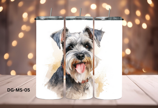 20oz (590mls) Tumbler - Medium Schnauzer -DG-MS-05