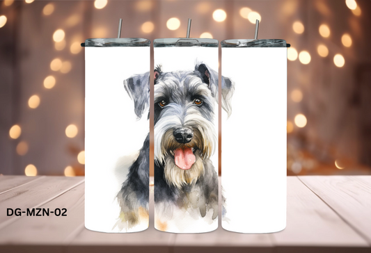 20oz (590mls) Tumbler - Miniature Schnauzer - DG-MZN-02