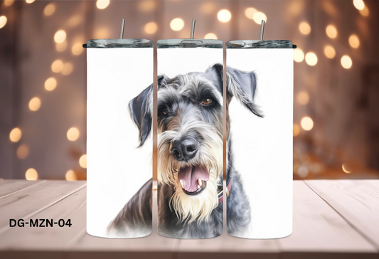 20oz (590mls) Tumbler - Miniature Schnauzer - DG-MZN-04