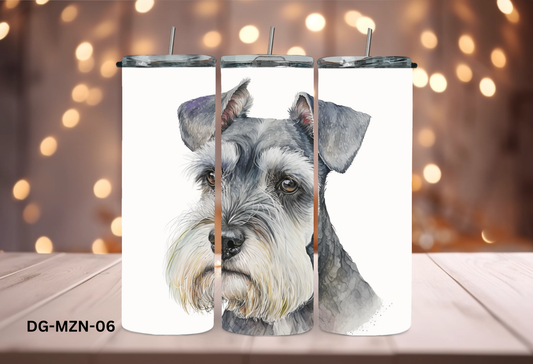 20oz (590mls) Tumbler - Miniature Schnauzer - DG-MZN-06