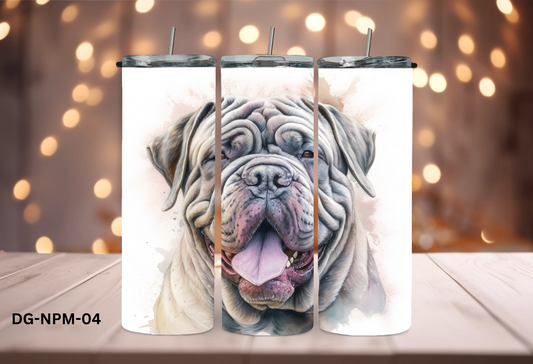 20oz (590mls) Tumbler - Neapolitan Mastiff - DG-NPM-04