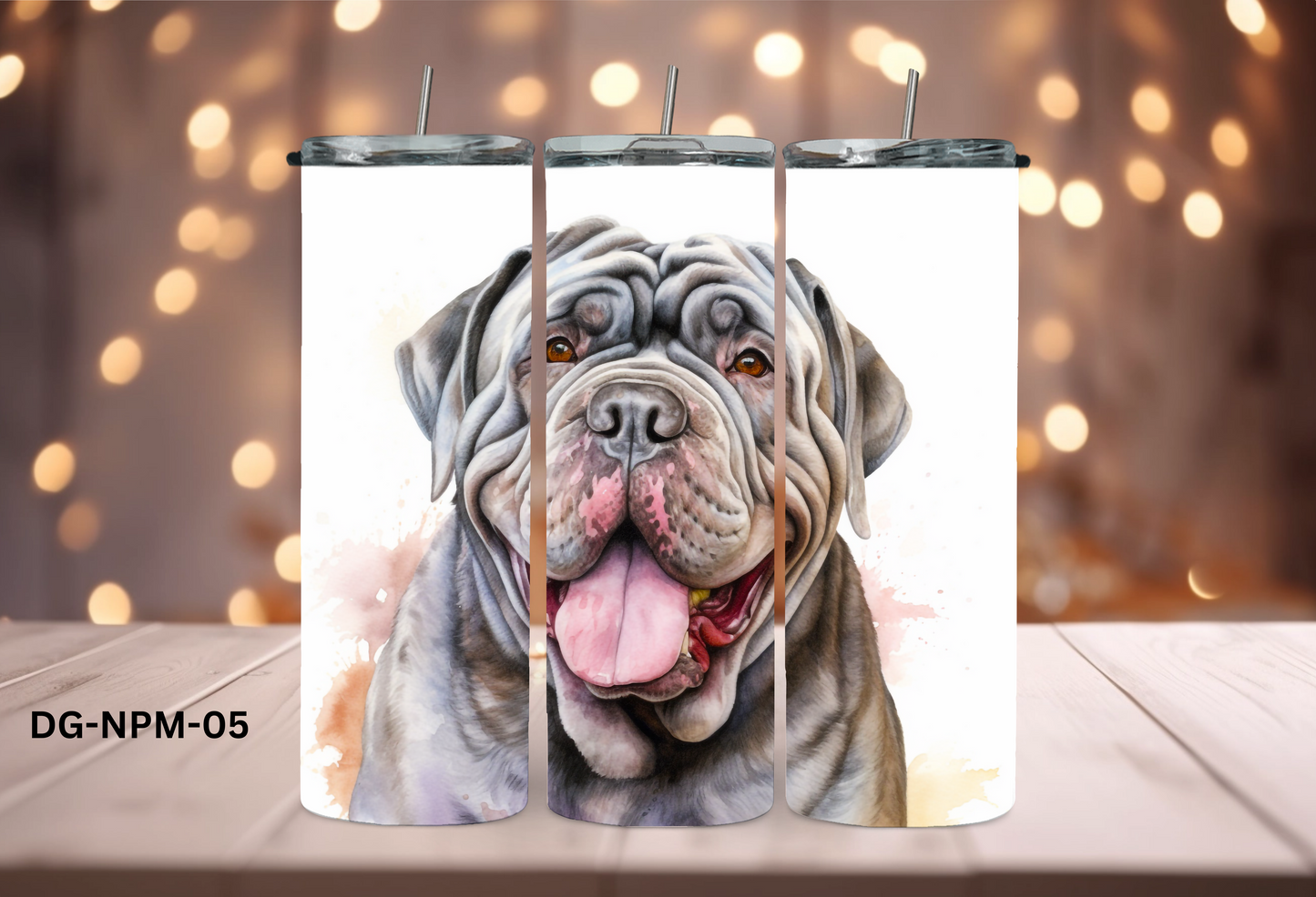 20oz (590mls) Tumbler - Neapolitan Mastiff - DG-NPM-05