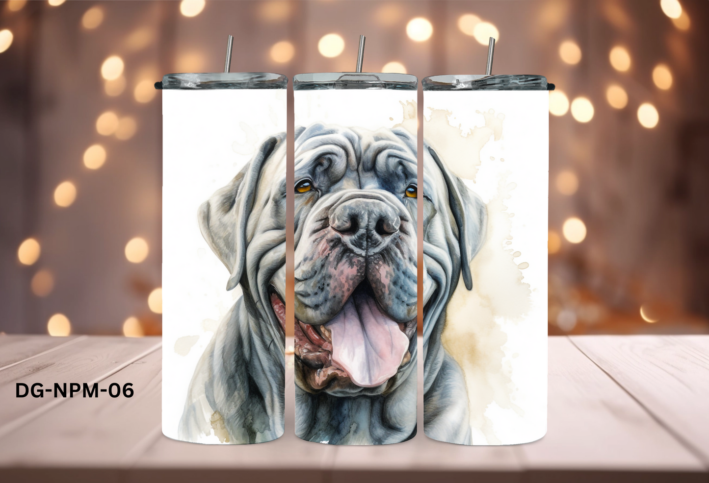 20oz (590mls) Tumbler - Neapolitan Mastiff - DG-NPM-06