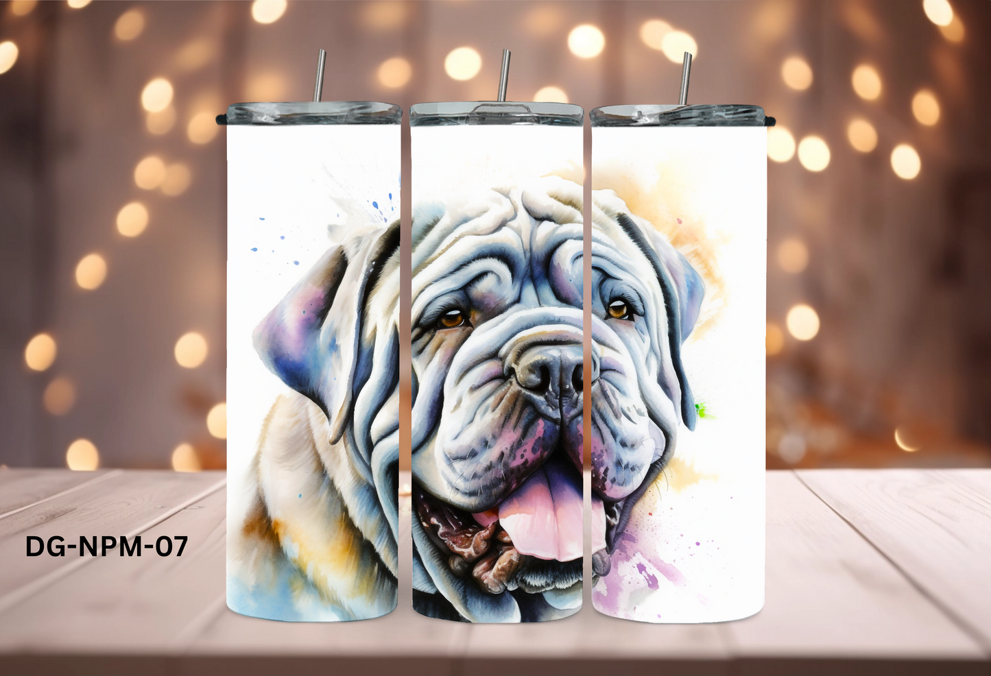 20oz (590mls) Tumbler - Neapolitan Mastiff - DG-NPM-07