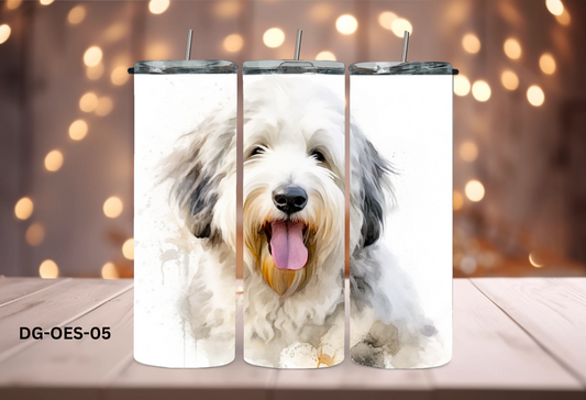 20oz (590mls) Tumbler - Old English Sheepdog - DG-OES-05