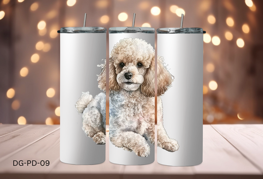 20oz (590mls) Tumbler - Poodle - DG-PD-09