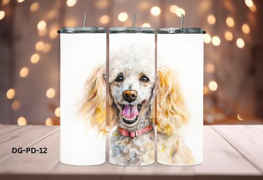 20oz (590mls) Tumbler - Poodle - DG-PD-12