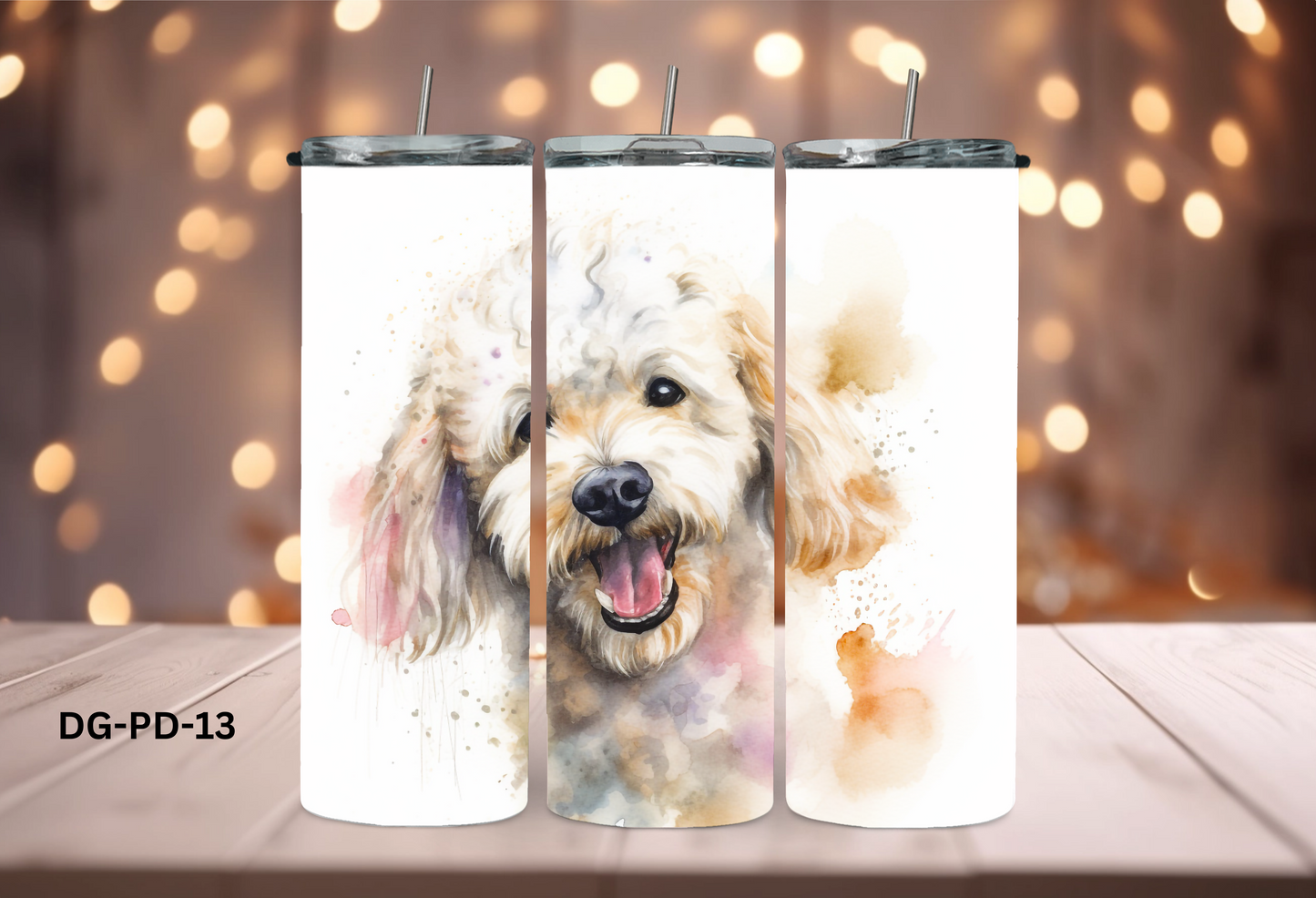 20oz (590mls) Tumbler - Poodle - DG-PD-13