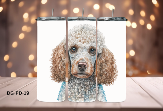 20oz (590mls) Tumbler - Poodle - DG-PD-19