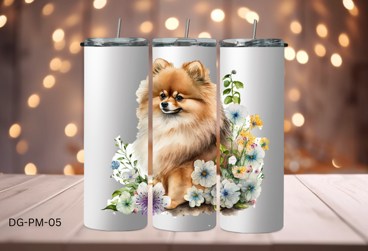 20oz (590mls) Tumbler - Pomeranian - DG-PM-05