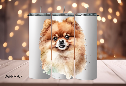 20oz (590mls) Tumbler - Pomeranian - DG-PM-07