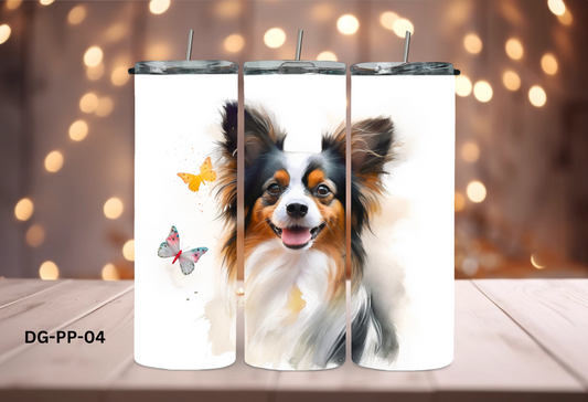 20oz (590mls) Tumbler - Papillon - DG-PP-04