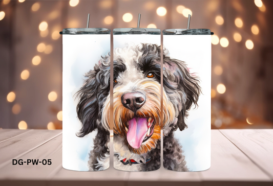 20oz (590mls) Tumbler - Portuguese Water Dog - DG-PW-05