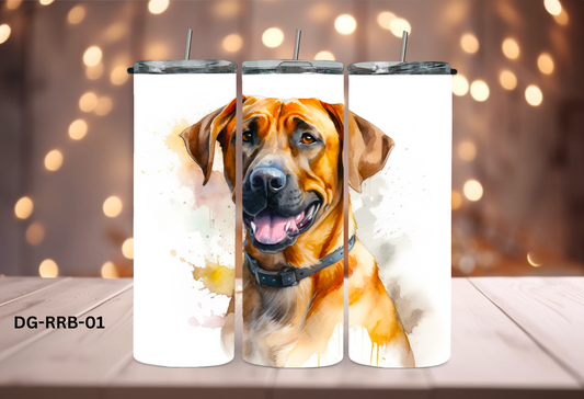 20oz (590mls) Tumbler - Rhodesian -Ridgeback - DG-RRB-01