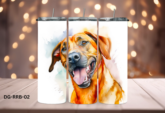 20oz (590mls) Tumbler - Rhodesian Ridgeback - DG-RRB-02