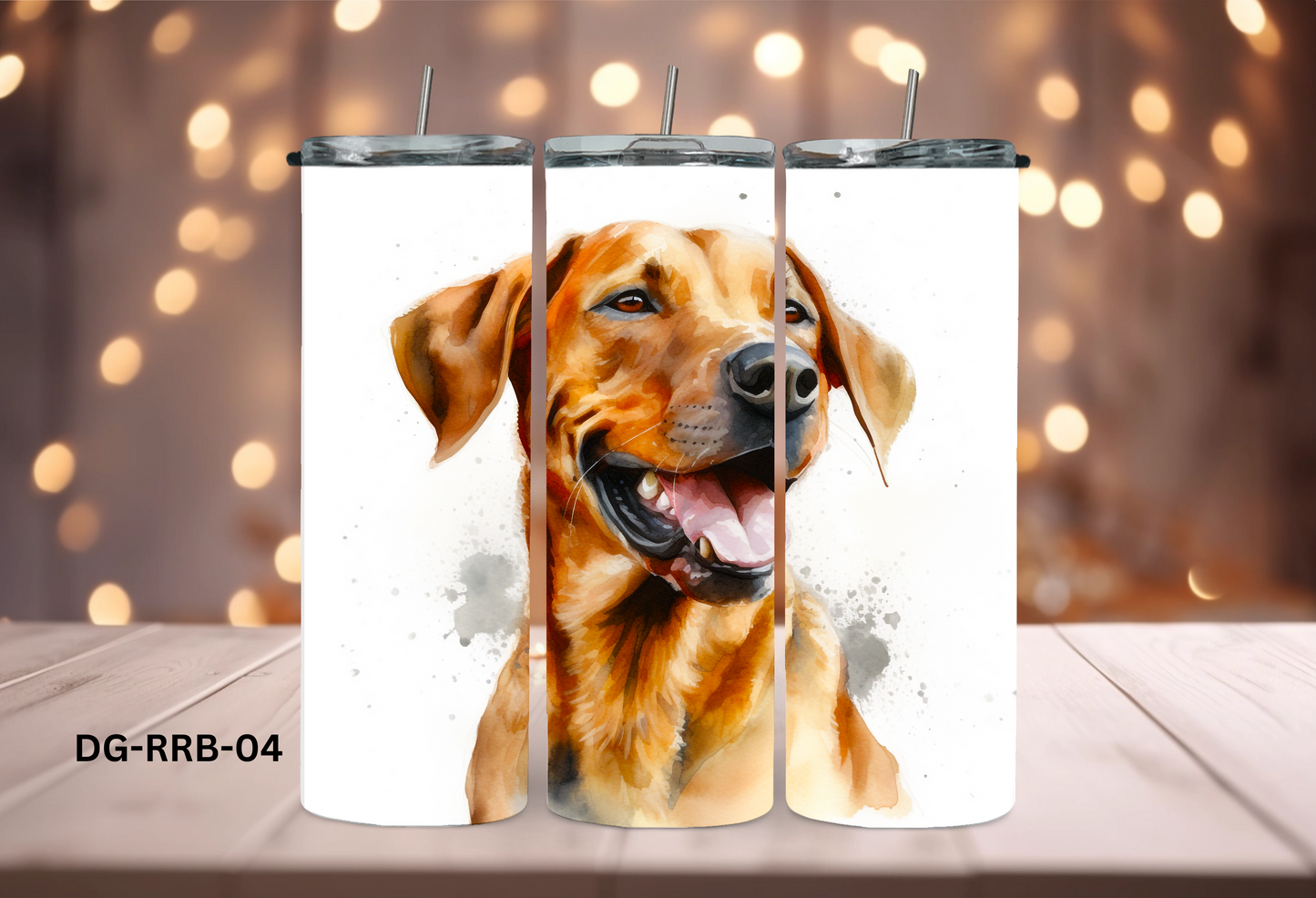 20oz (590mls) Tumbler - Rhodesian Ridgeback - DG-RRB-04