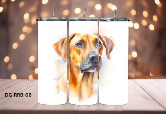 20oz (590mls) Tumbler - Rhodesian Ridgeback - DG-RRB-06