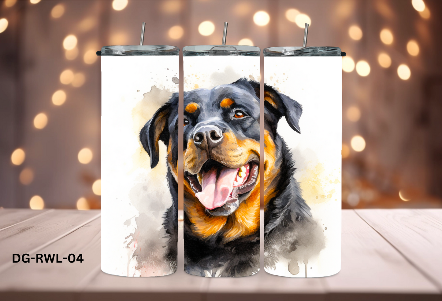 20oz (590mls) Tumbler - Rottweiler - DG-RWL-04