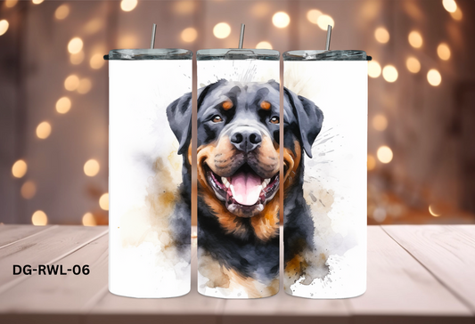 20oz (590mls) Tumbler - Rottweiler - DG-RWL-05