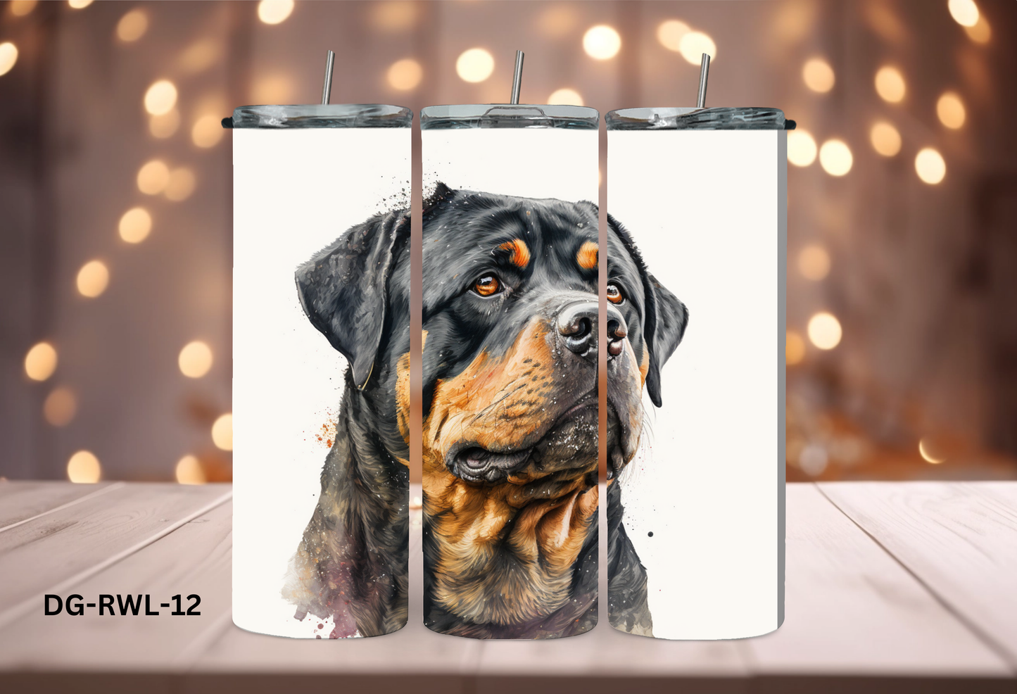 20oz (590mls) Tumbler - Rottweiler - DG-RWL-10