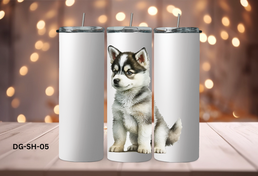 20oz (590mls) Tumbler - Siberian Husky - DG-SH-05