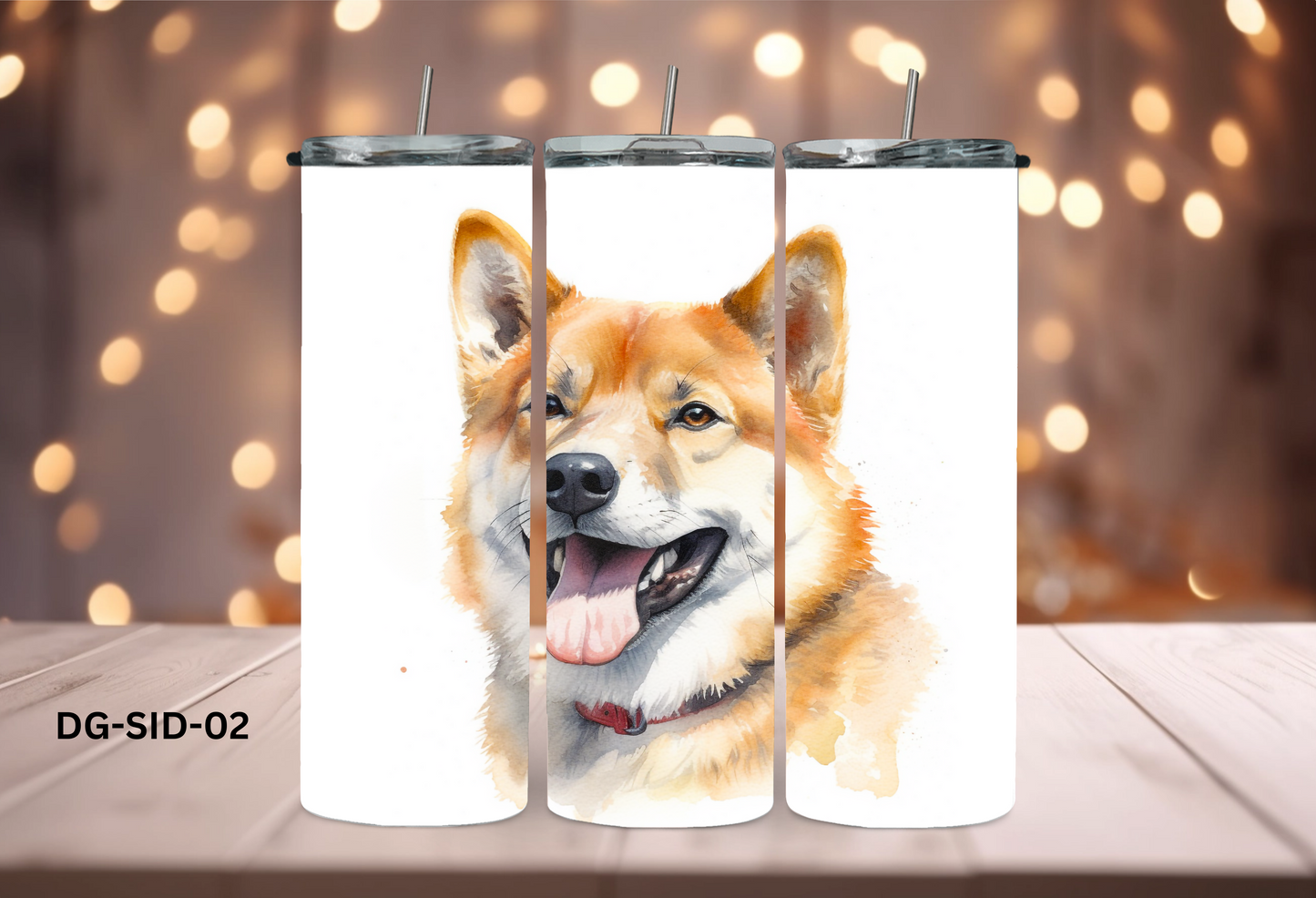 20oz (590mls) Tumbler - Shiba Inu - DG-SID-02