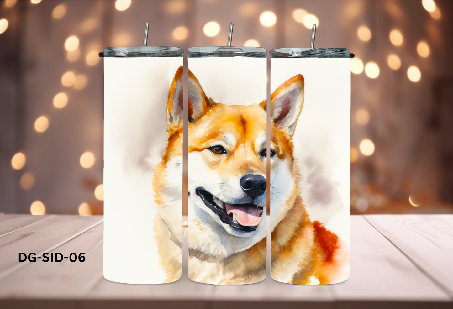 20oz (590mls) Tumbler - Shiba Inu - DG-SID-06