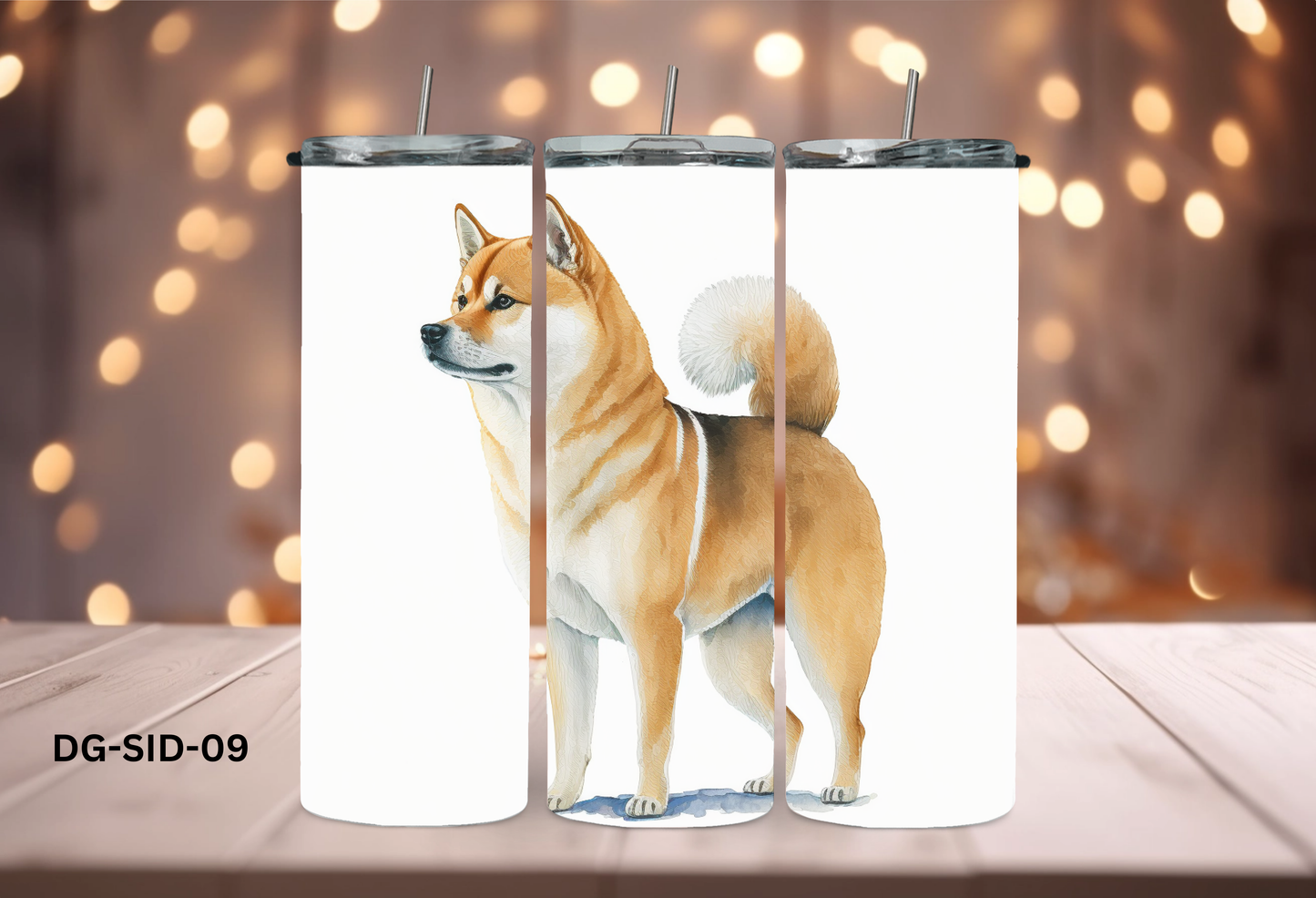 20oz (590mls) Tumbler - Shiba Inu - DG-SID-09