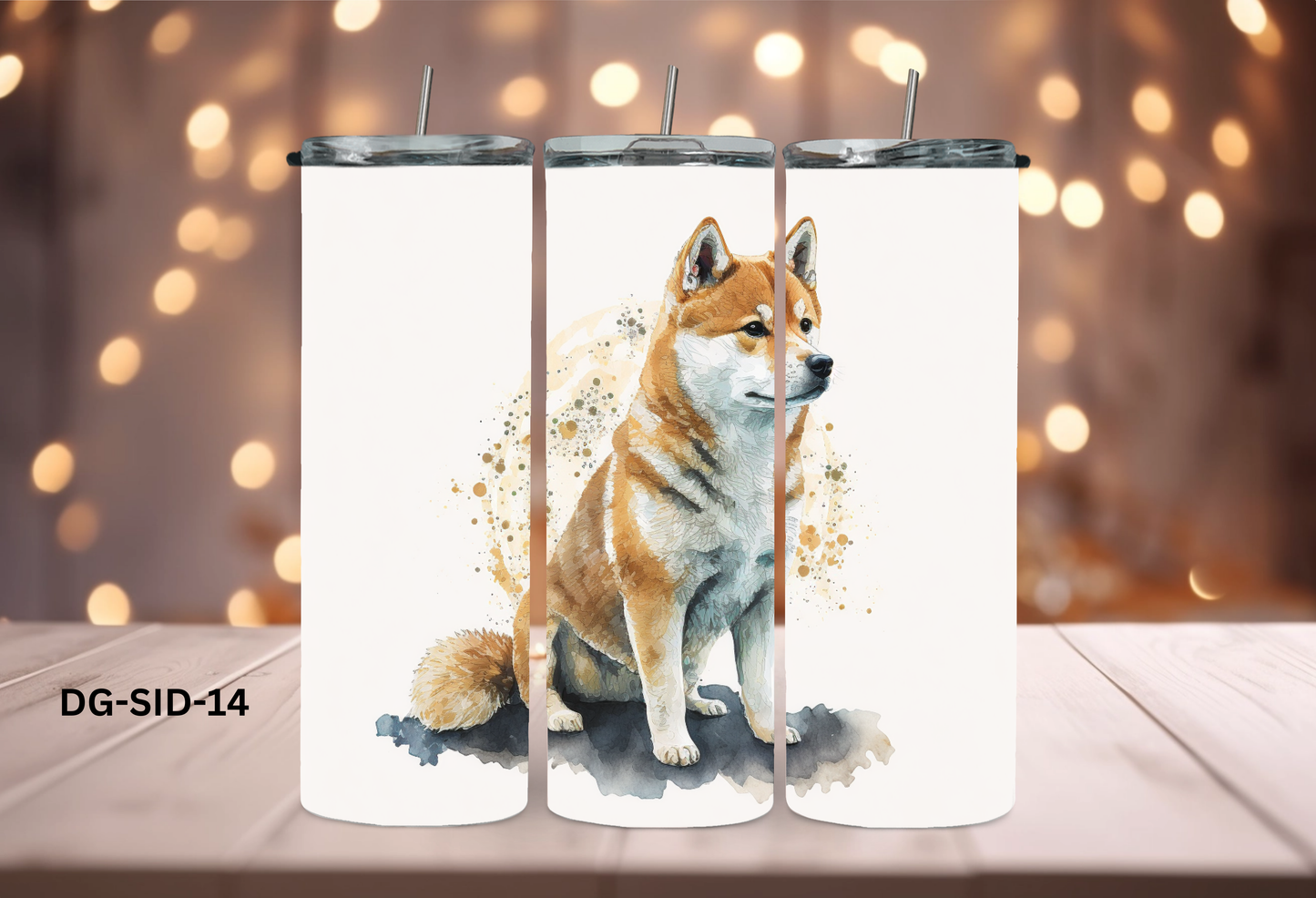 20oz (590mls) Tumbler - Shiba Inu - DG-SID-14