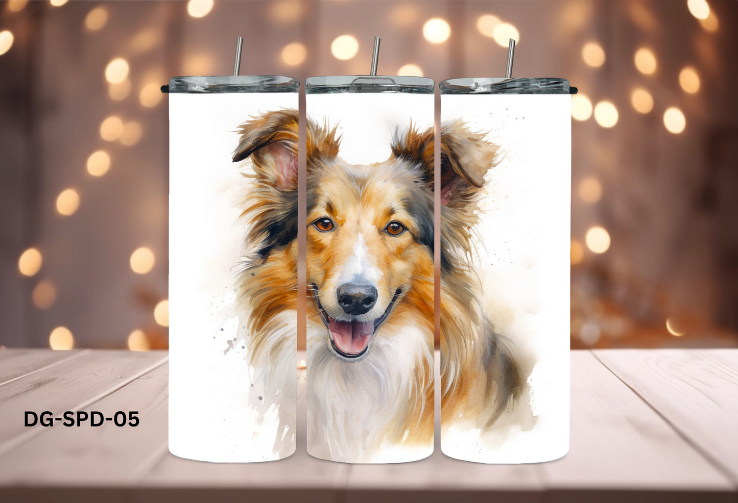 20oz (590mls) Tumbler - Shetland Sheepdog - DG-SPD-05