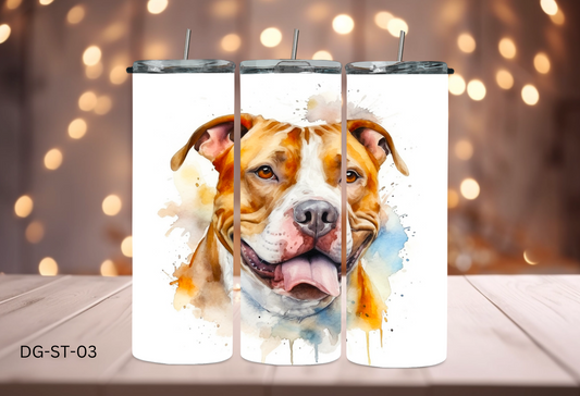 20oz Tumbler - Staffy - DG-ST-03