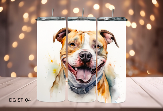 20oz Tumbler - Staffy - DG-ST-04