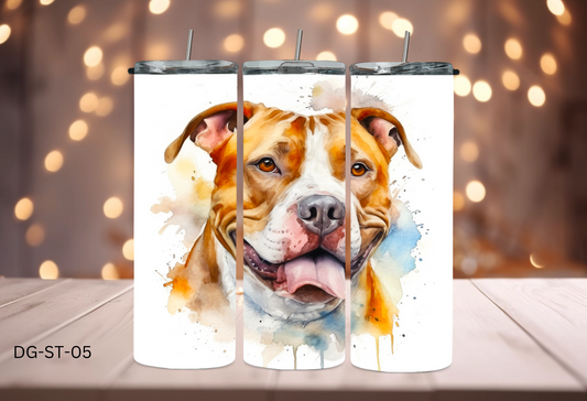 20oz Tumbler - Staffy - DG-ST-05