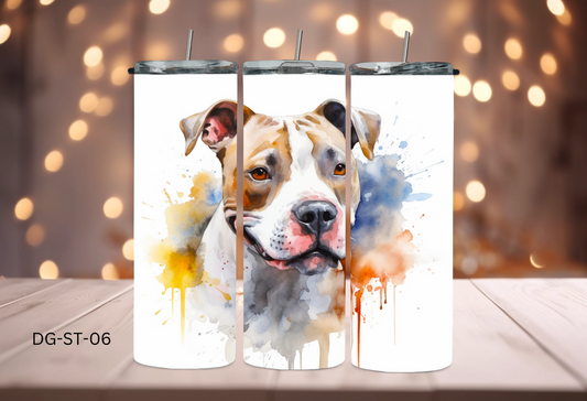 20oz (590mls) Tumbler - Staffy - DG-ST-06