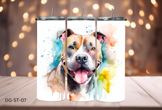 20oz (590mls) Tumbler - Staffy - DG-ST-07