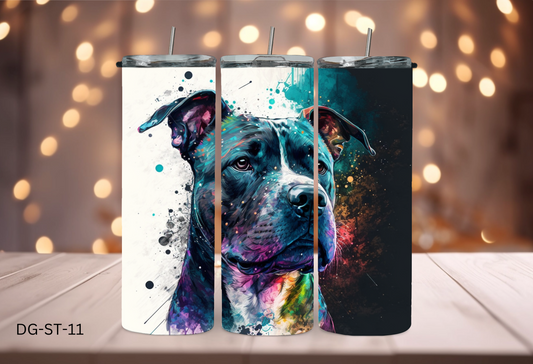 20oz (590mls) Tumbler - Staffy - DG-ST-11