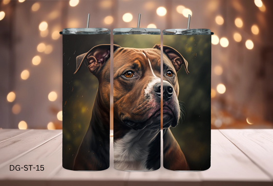 20oz Tumbler - Staffy - DG-ST-15