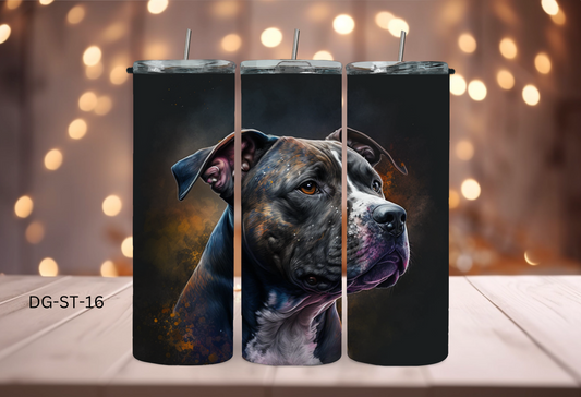 20oz Tumbler - Staffy - DG-ST-16