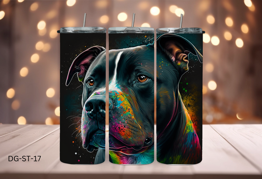 20oz Tumbler - Staffy - DG-ST-17