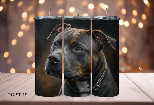 20oz Tumbler - Staffy - DG-ST-19