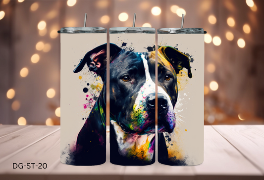 20oz Tumbler - Staffy - DG-ST-20