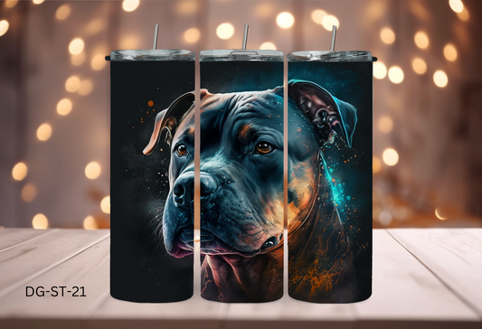 20oz Tumbler - Staffy - DG-ST-21