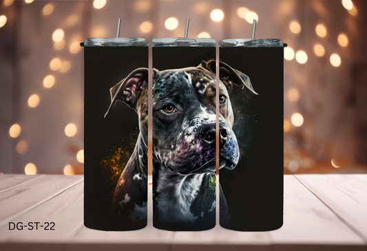 20oz (590mls) Tumbler - Staffy - DG-ST-22