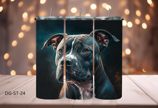 20oz Tumbler - Staffy - DG-ST-24