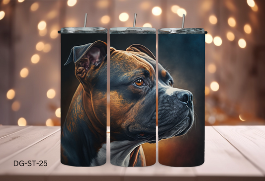 20oz Tumbler - Staffy - DG-ST-25